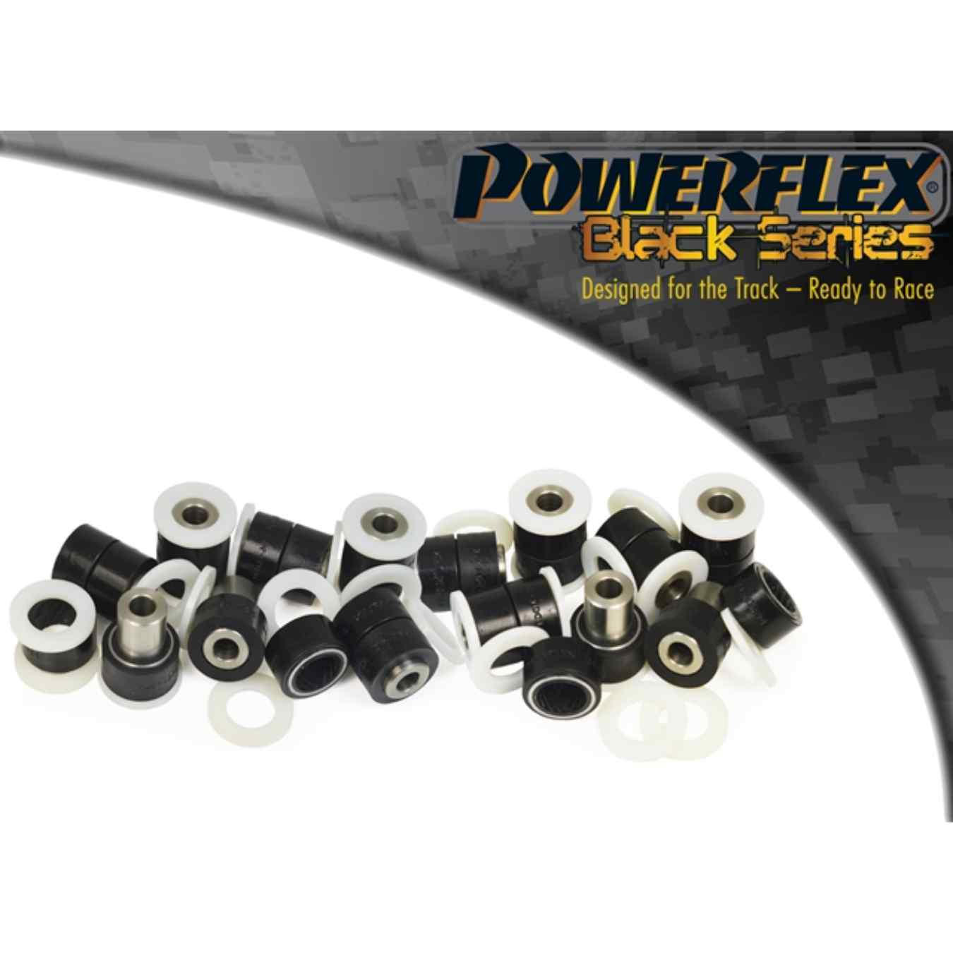 Silent bloc Powerflex Bras de suspension avant et arrière black series N°1 PF34-1001BLK