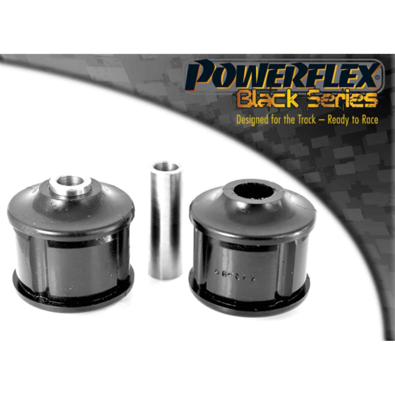 Silent bloc Powerflex châssis/ bras de suspension inférieur black series N°3 PFF46-218BLK