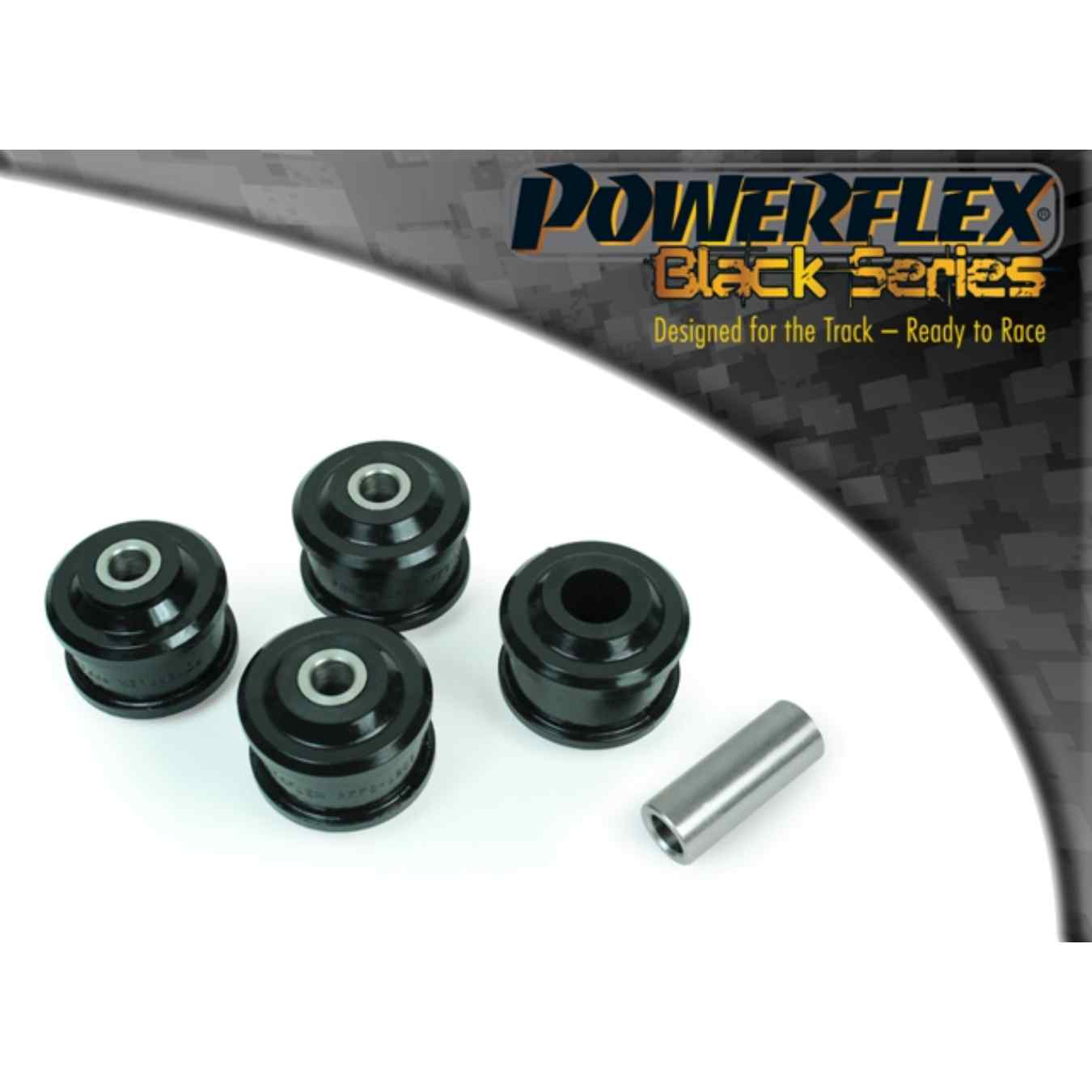 Silent bloc Powerflex châssis / bras de suspension supérieurs avant black series N°3 PFF3-1203BLK