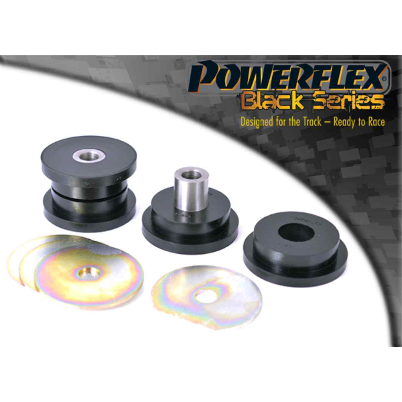 Silent bloc Powerflex châssis / renfort inférieur black series N°1 PFF5-801BLK