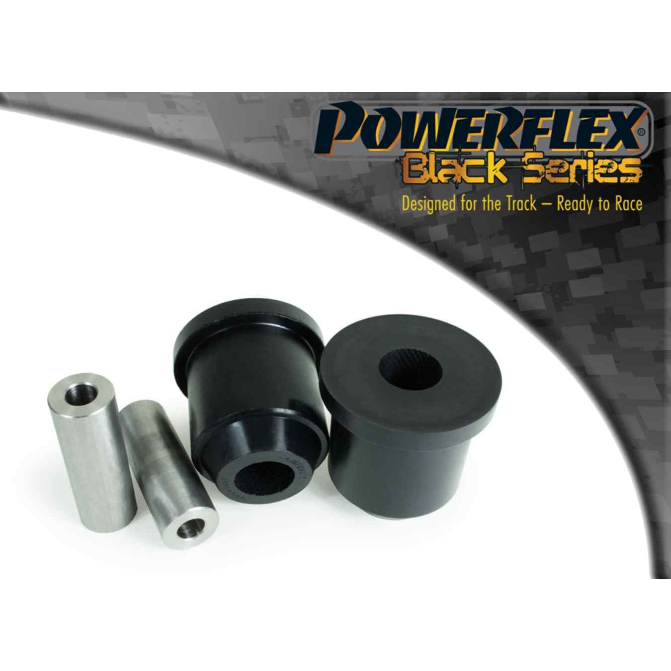 Silent bloc Powerflex d'essieu arrière black series N°4 PFR19-1105BLK