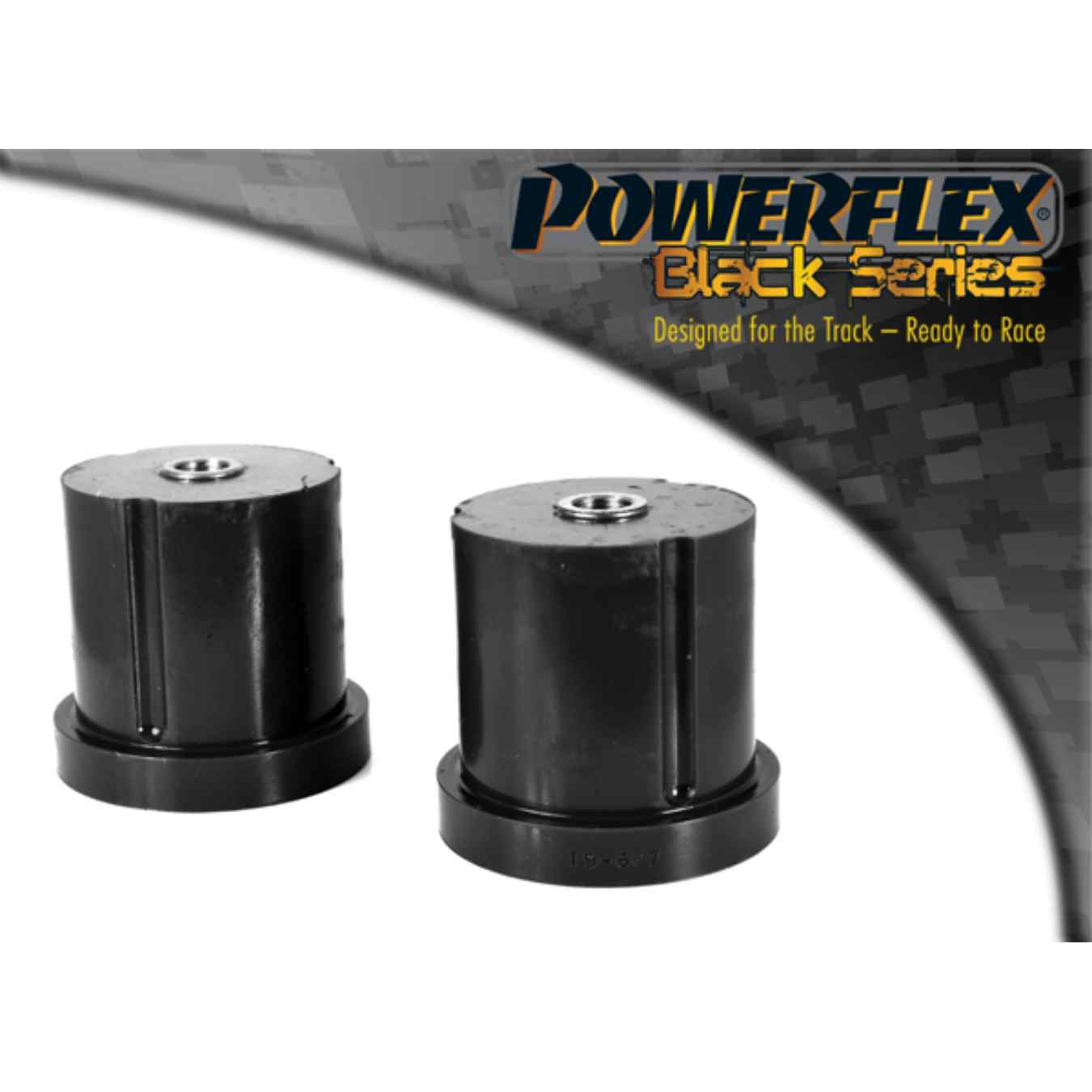 Silent bloc Powerflex d'essieu arrière black series N°4 PFR19-607BLK