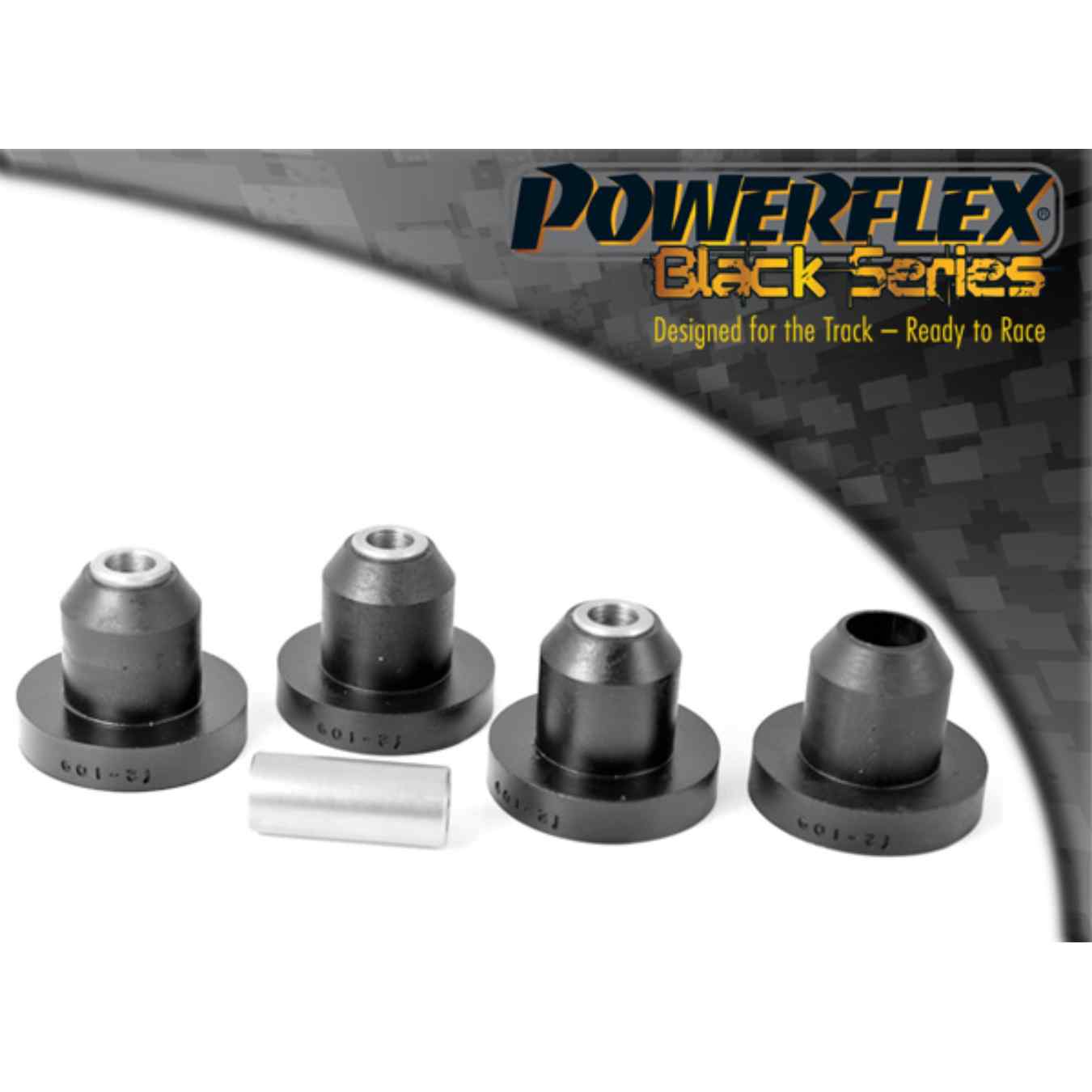 Silent bloc Powerflex d'essieu arrière black series N°5/10 PFR12-109BLK
