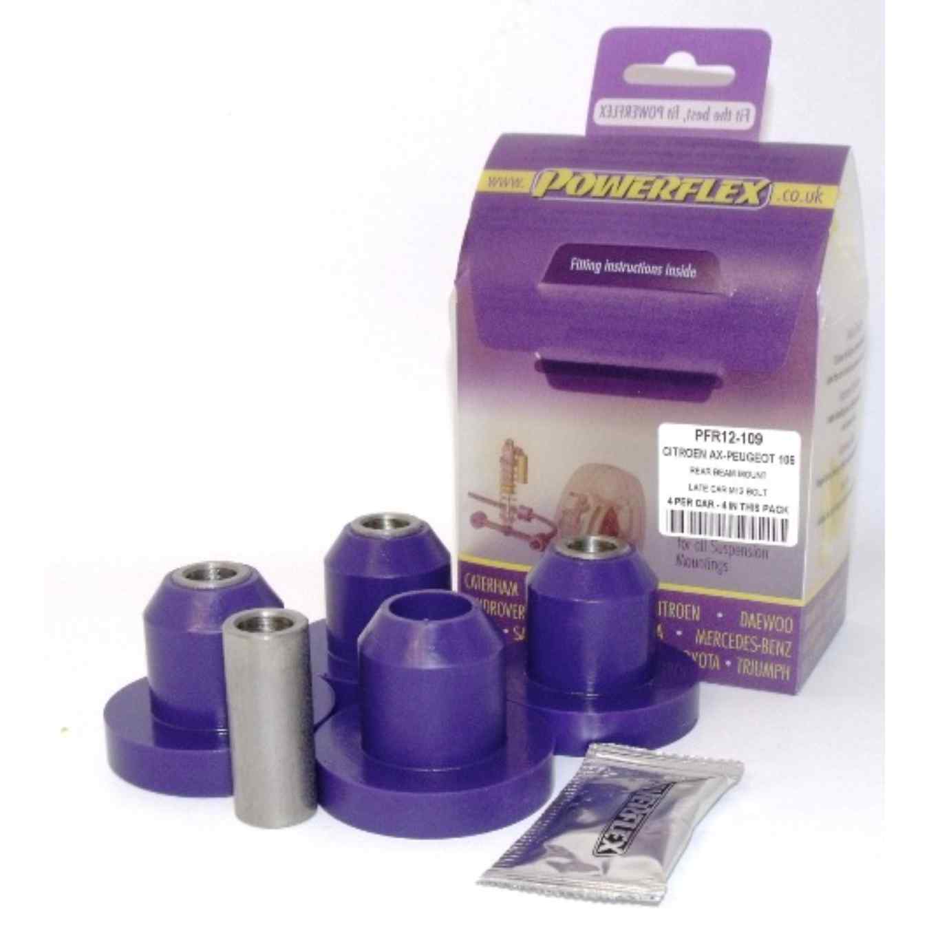 Silent bloc Powerflex d'essieu arrière road series N°5/10 PFR12-109