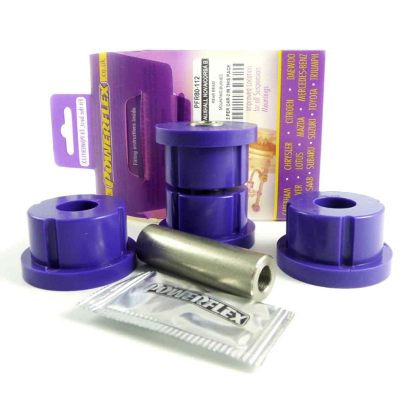 Silent bloc Powerflex d'essieu arrière road series N°5 PFR80-112