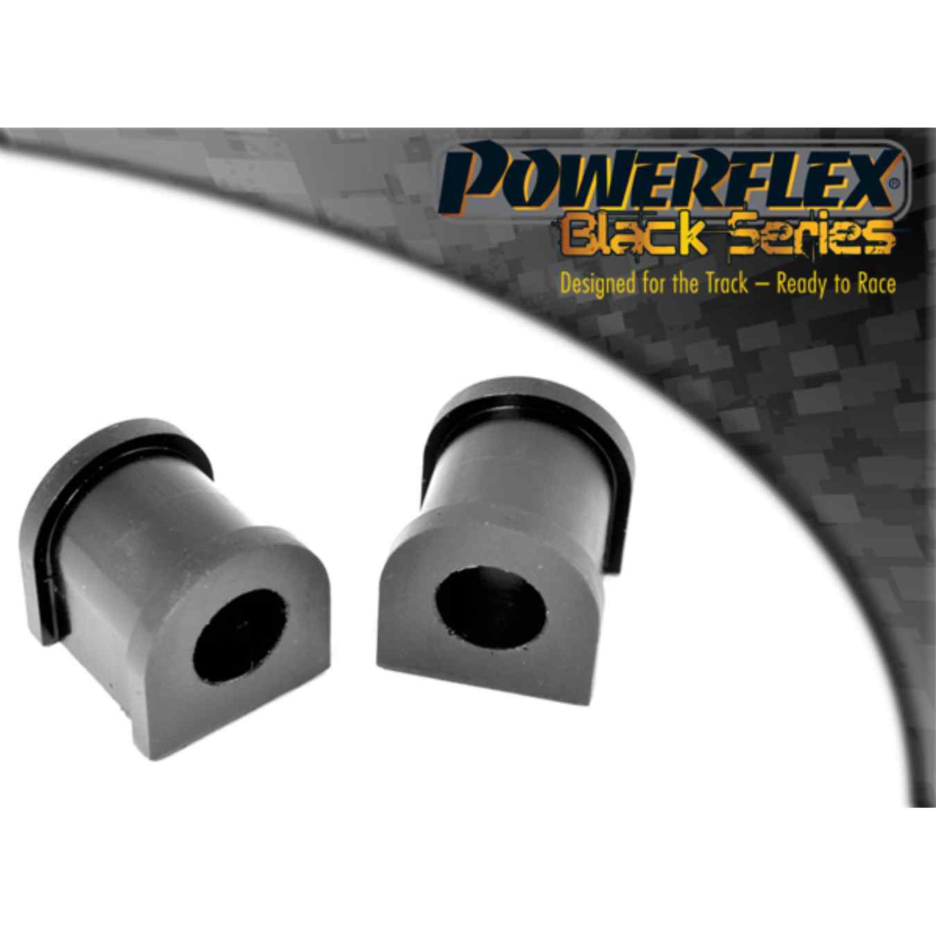 Silent bloc Powerflex de barre anti-roulis arrière (14mm) black series N°9 PFR1-819-14BLK