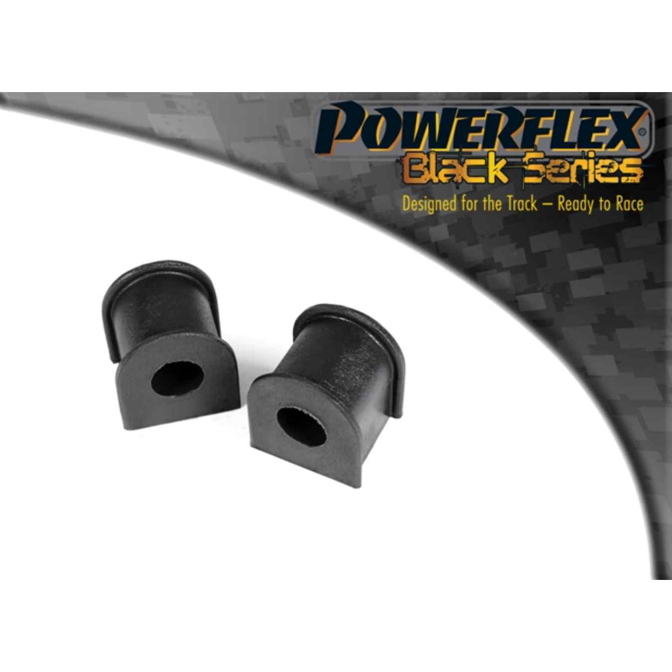 Silent bloc Powerflex de barre anti-roulis arrière (14mm) black series N°7 PFR19-307BLK