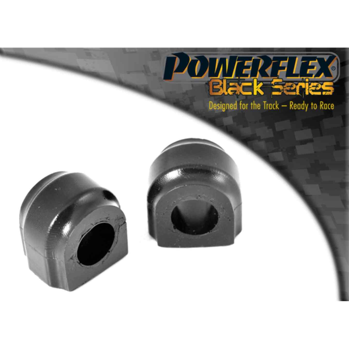 Silent bloc Powerflex de barre anti-roulis arrière (17mm) black series N°11 PFR5-111-17BLK
