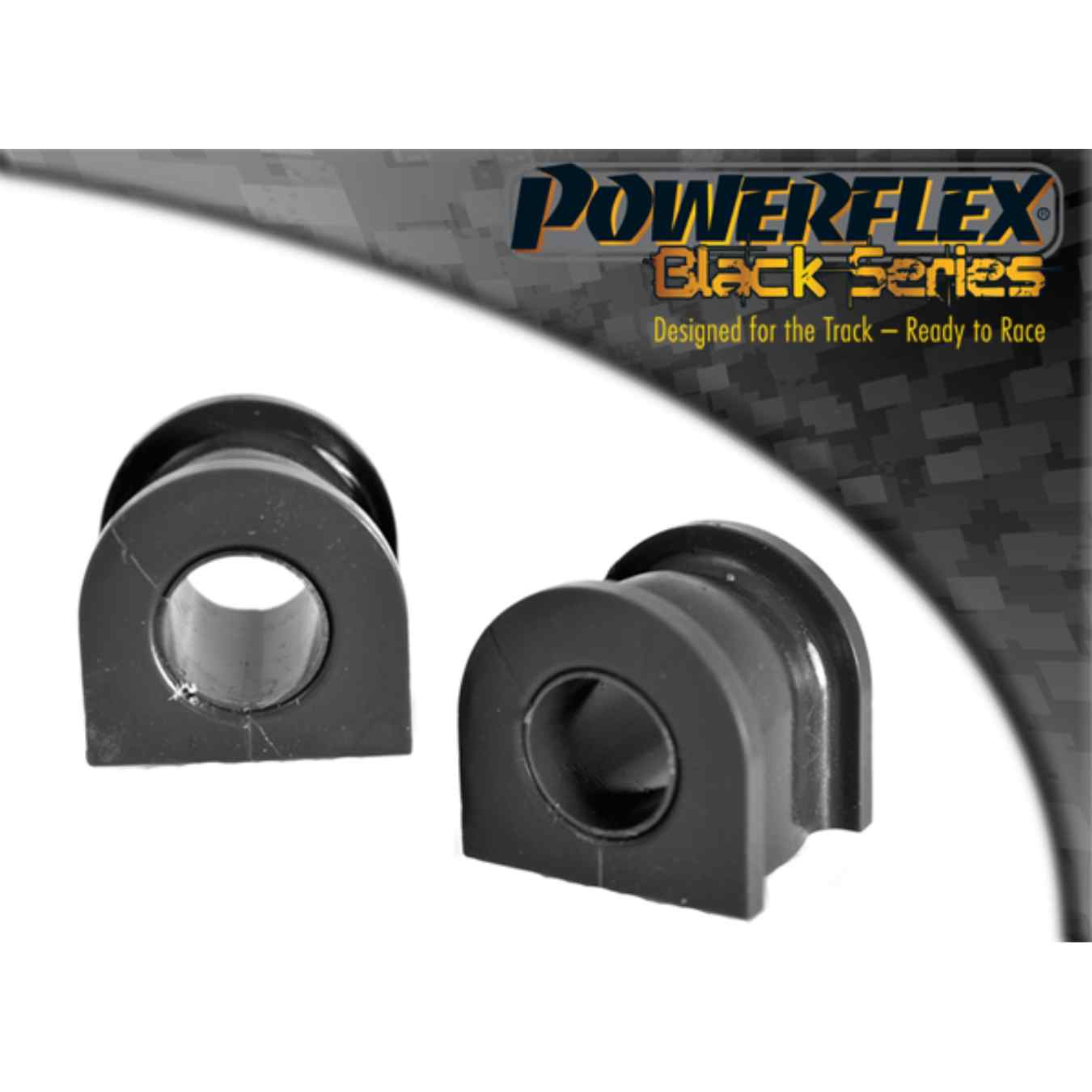 Silent bloc Powerflex de barre anti-roulis arrière (18mm) black series N°26 PFR25-326-18BLK
