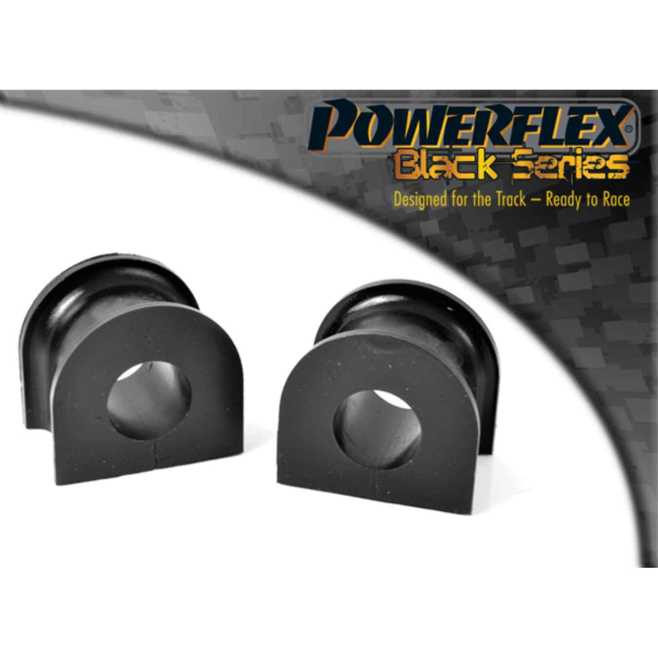 Silent bloc Powerflex de barre anti-roulis arrière (22mm) black series N°15 PFR25-112BLK