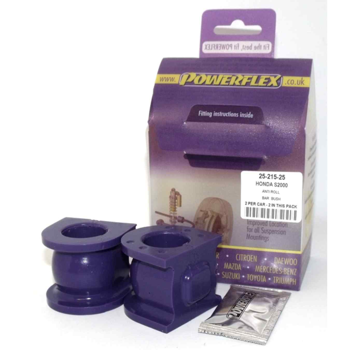 Silent bloc Powerflex de barre anti-roulis arrière (25,4mm) road series N°15 PFR25-215