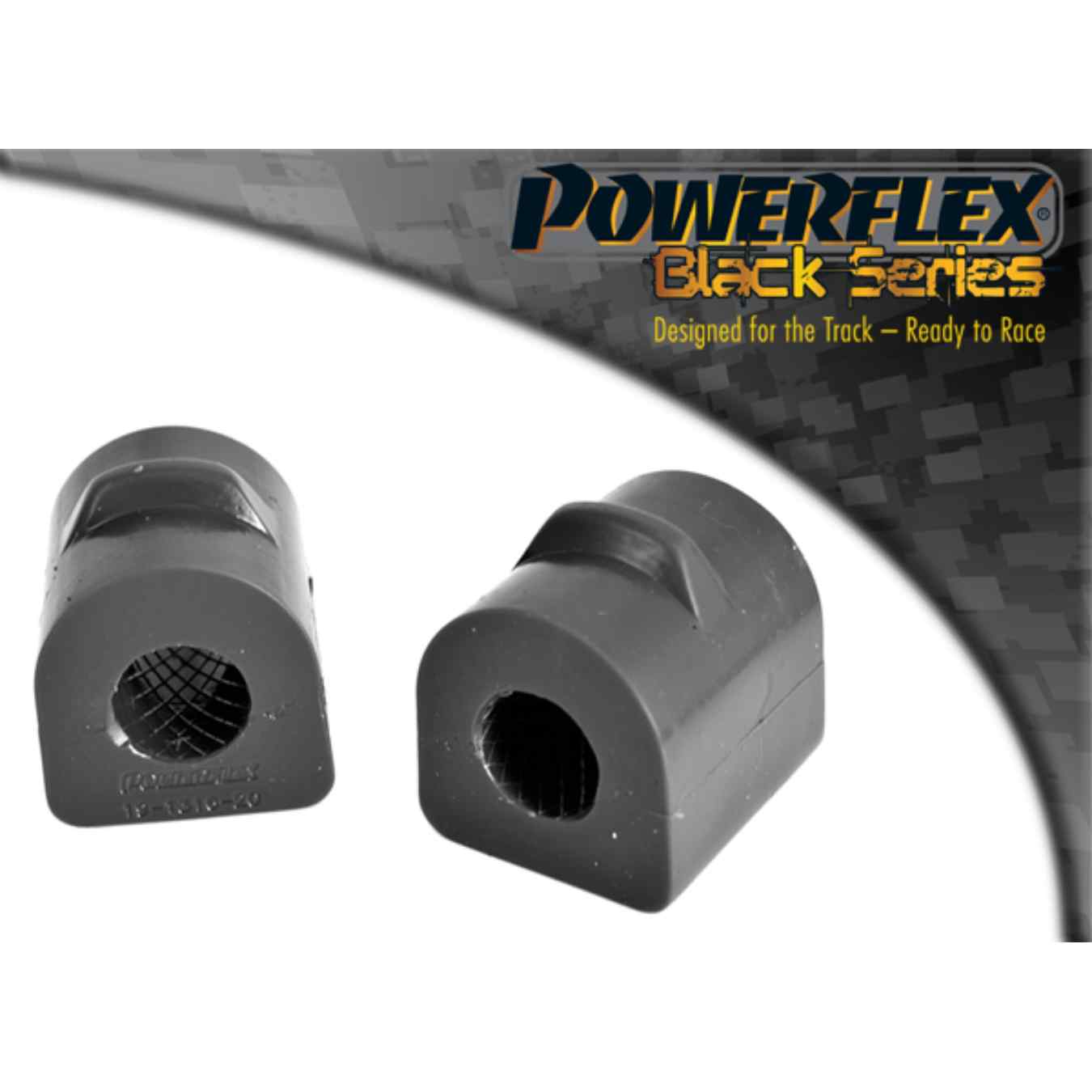 Silent bloc Powerflex de barre anti-roulis arrière black series N°5 PFR19-1316-20BLK