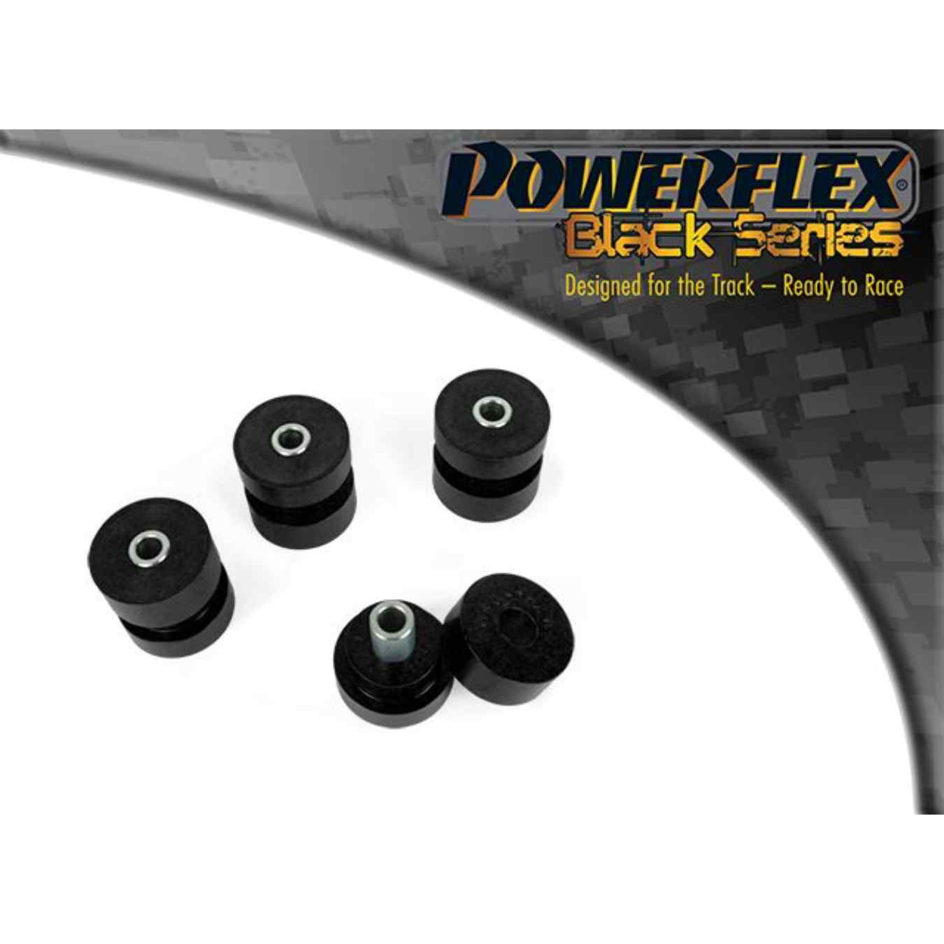 Silent bloc Powerflex de barre de renfort arrière black series N°4 PFR19-304BLK