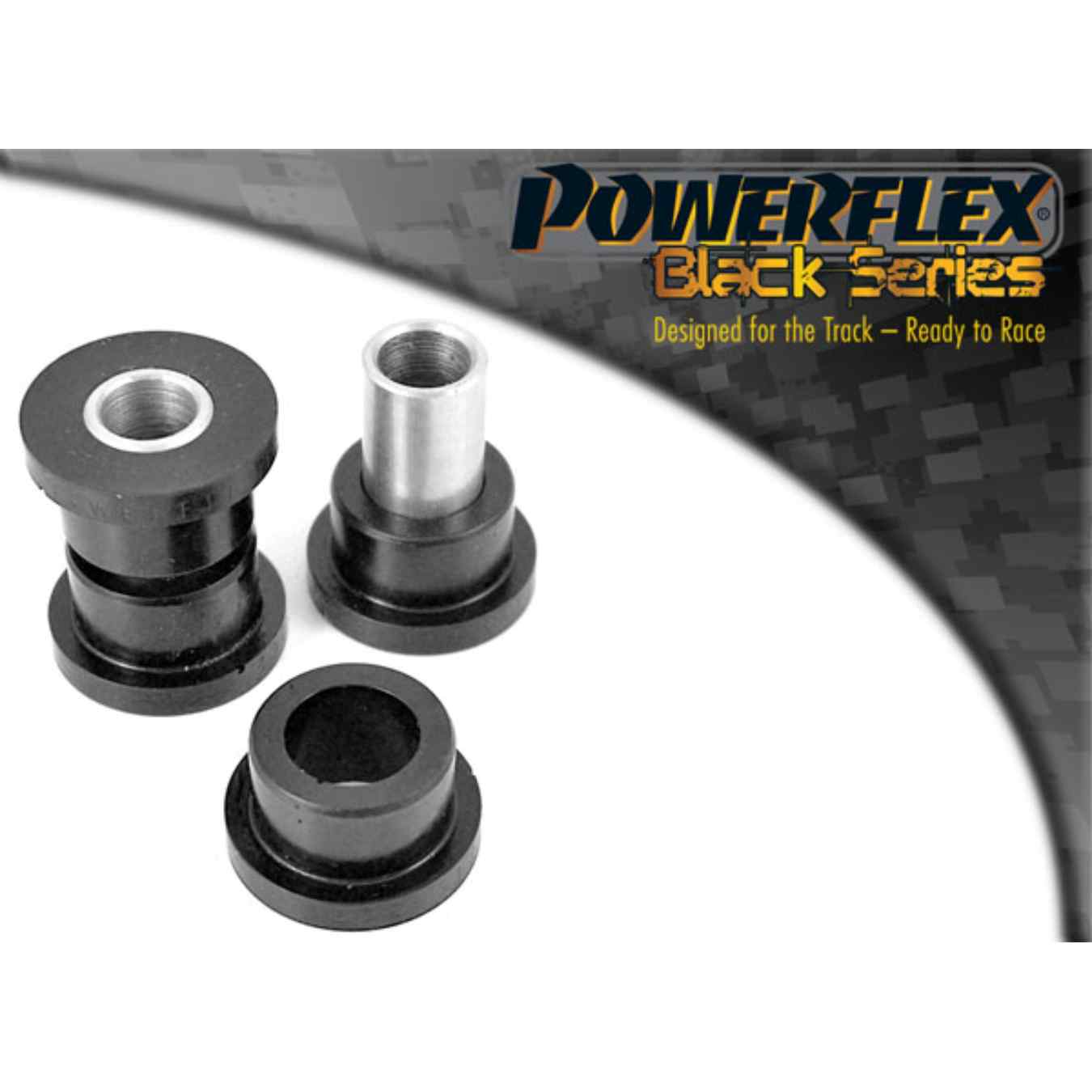 Silent bloc Powerflex de barre de renfort avant black series N°1 PFF19-302BLK