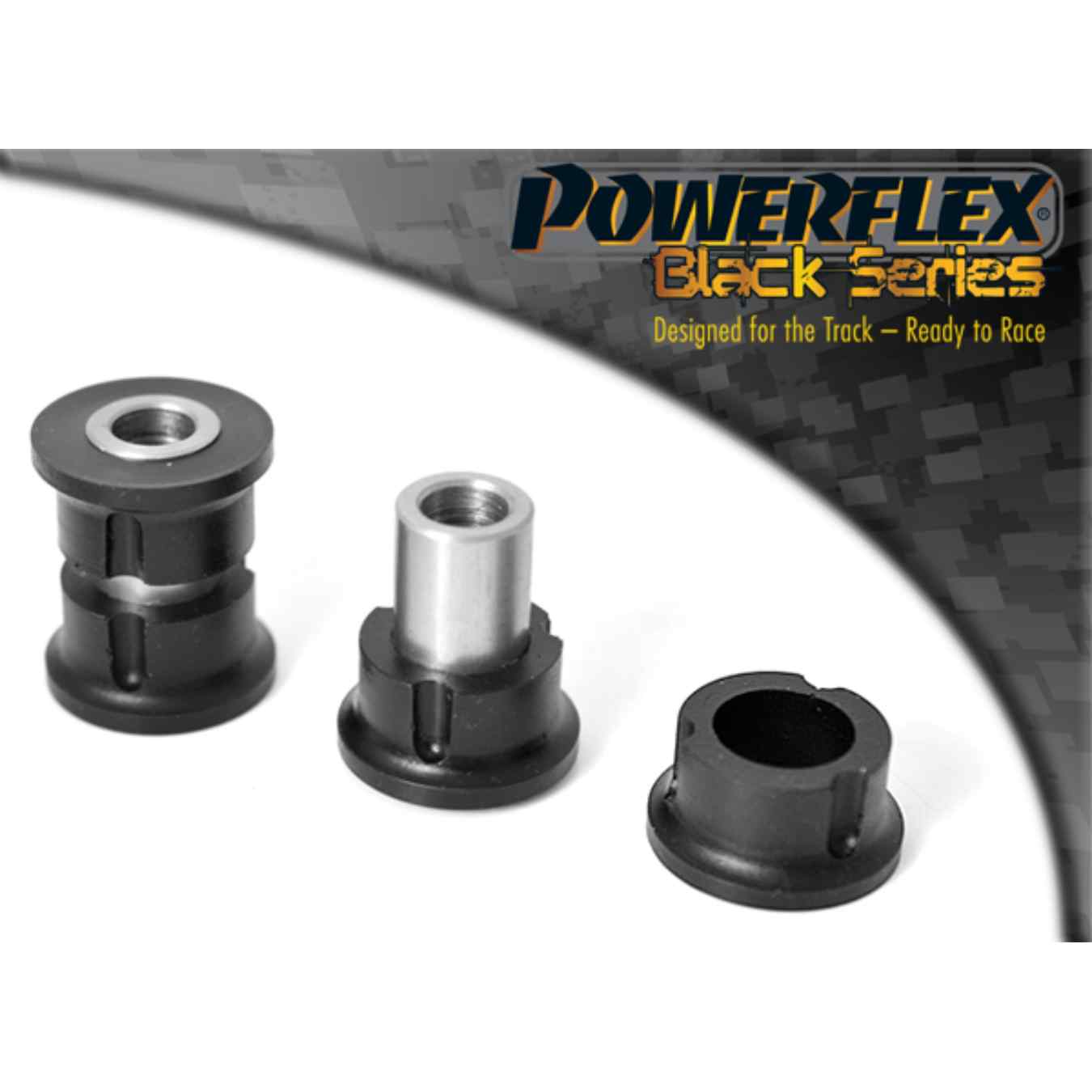 Silent bloc Powerflex de barre Panhard arrière black series N°6 PFR19-306BLK