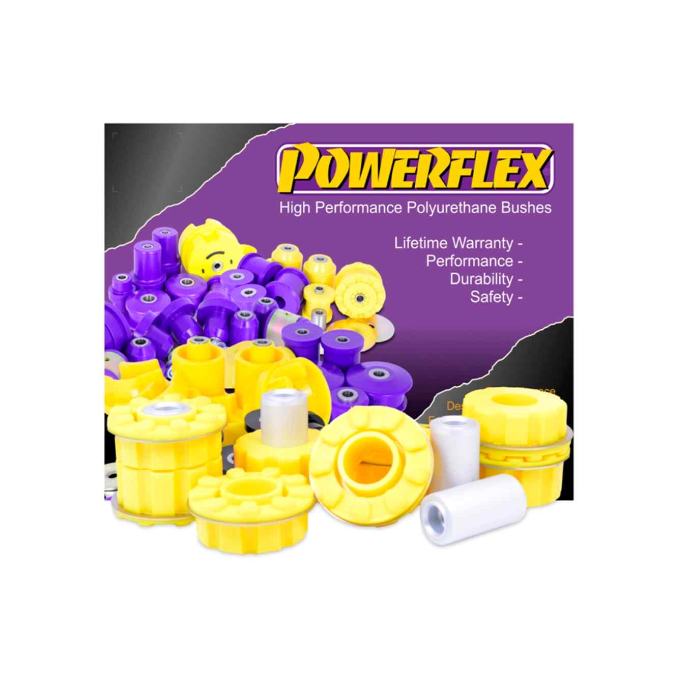 Silent bloc Powerflex de berceau arrière road series N°4 PFR5-908