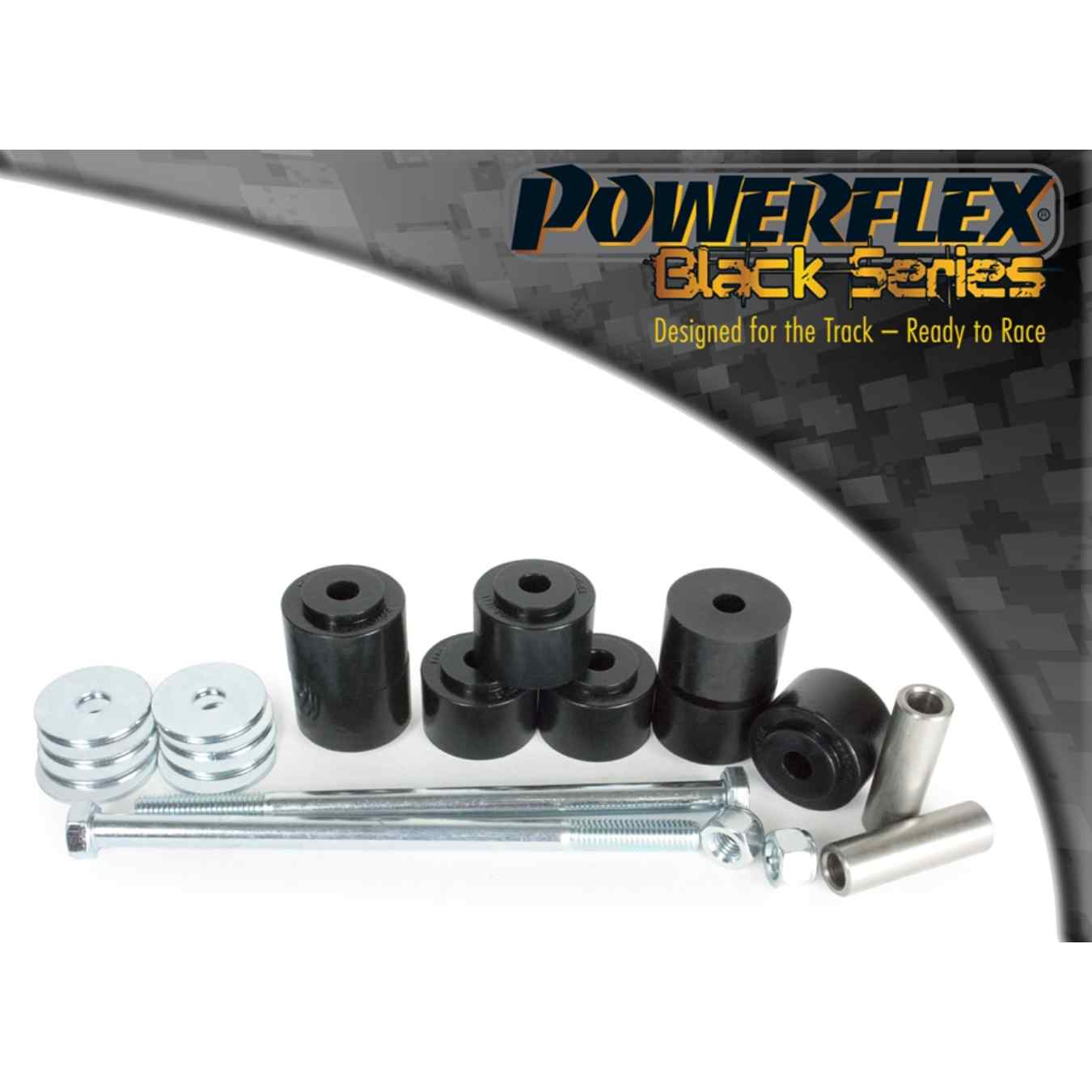 Silent bloc Powerflex de biellettes barre anti-roulis arrière black series N°11 PFR5-1611BLK