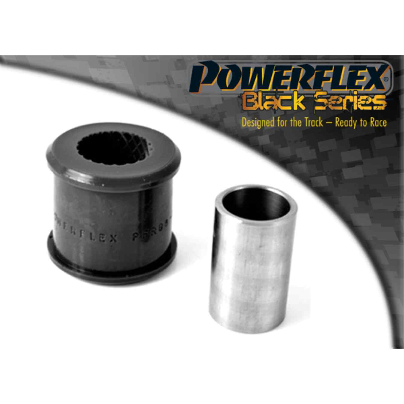 Silent bloc Powerflex de bras de suspension arrière Panhard black series N°13 PFR88-213BLK