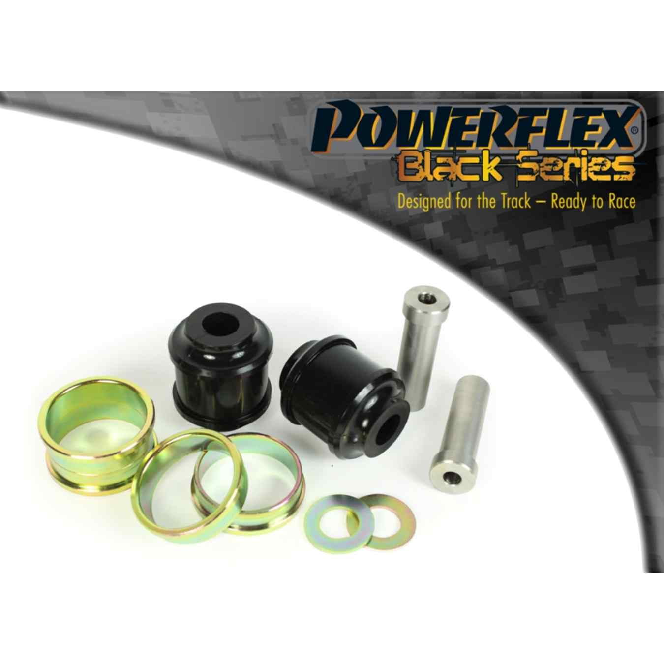 Silent bloc Powerflex de bras de suspension avant black series N°1 PFF5-1901BLK