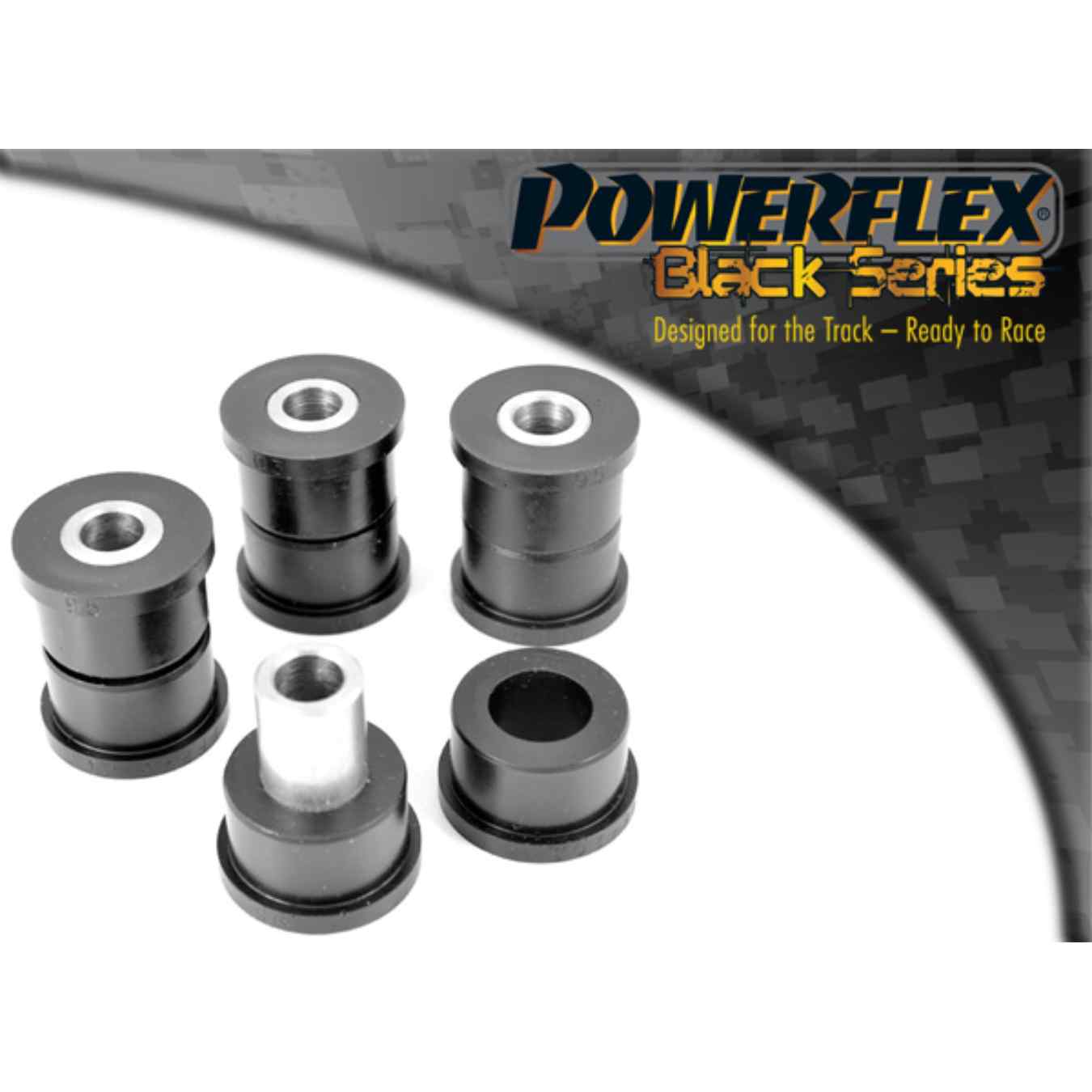 Silent bloc Powerflex de bras de suspension inférieurs arrière black series N°7 PFR46-203BLK