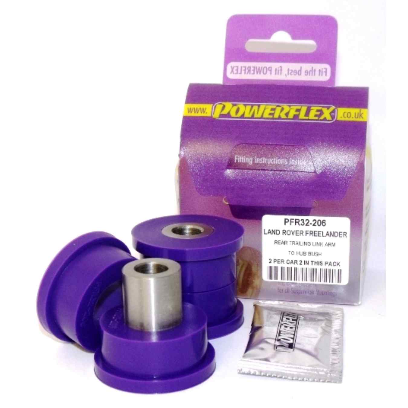 Silent bloc Powerflex de bras oscillants arrière road series N°6 PFR32-206