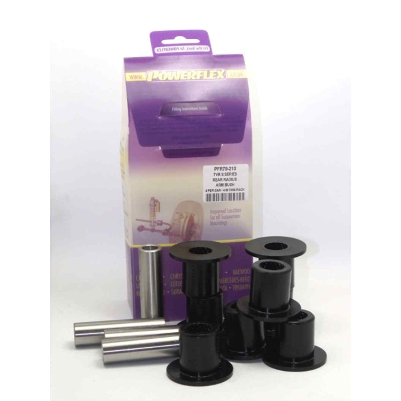 Silent bloc Powerflex de bras oscillants arrière road series N°10 PFR79-210