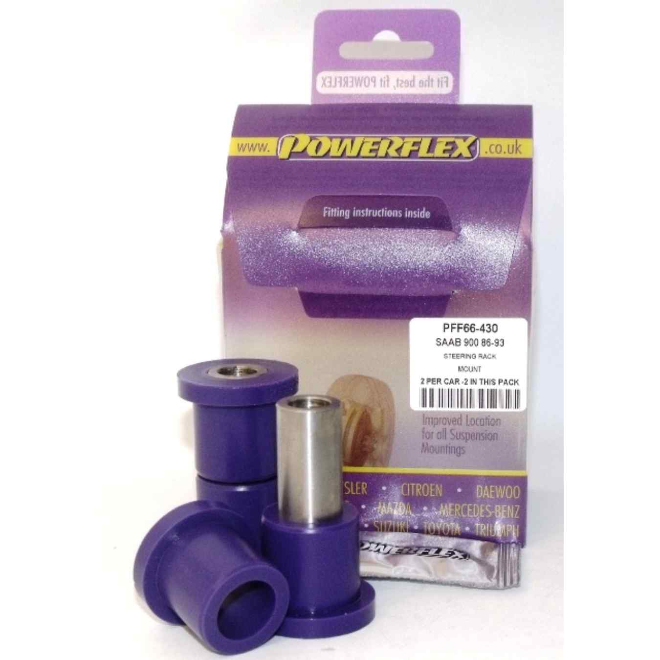 Silent bloc Powerflex de crémaillère road series N°30 PFF66-430