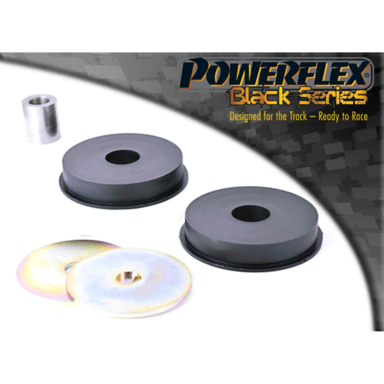 Silent bloc Powerflex de différentiel arrière black series N°7 PFR5-300BLK