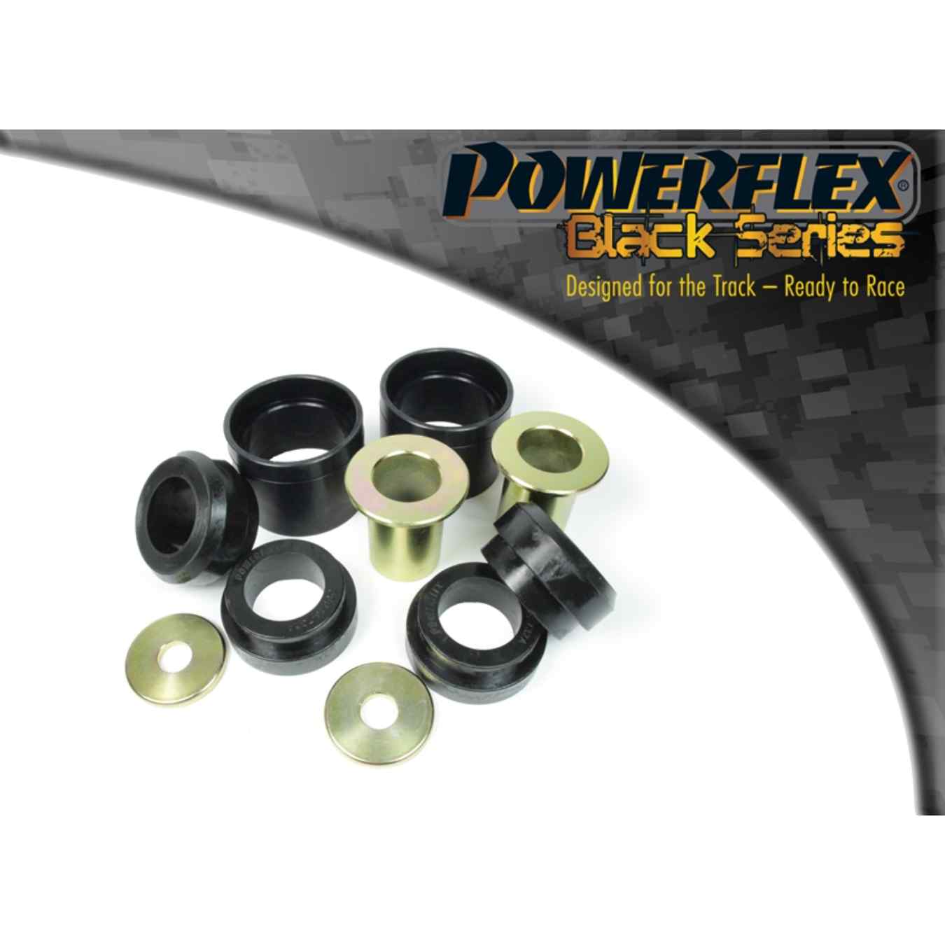 Silent bloc Powerflex de différentiel arrière black series N°32 PFR46-732BLK