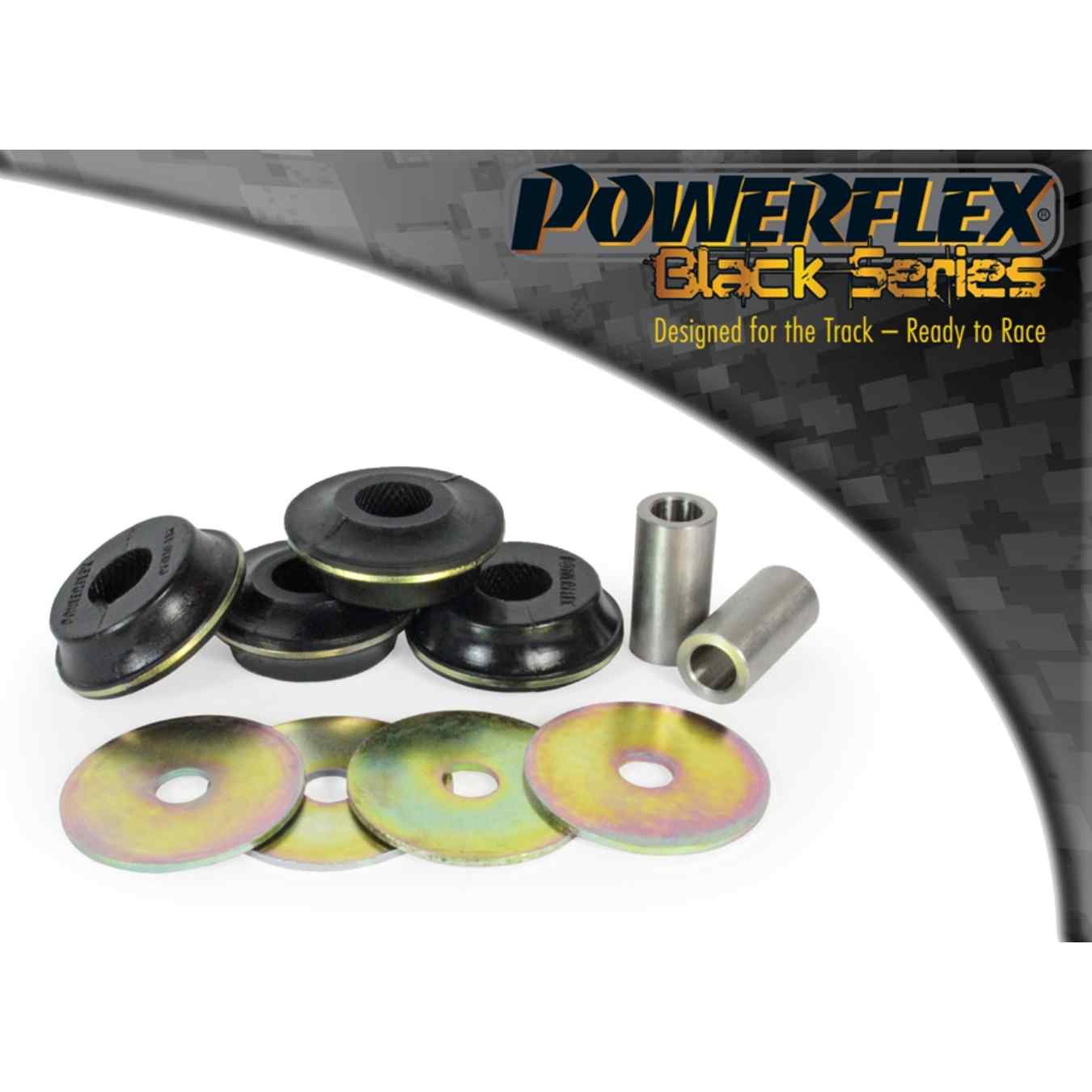 Silent bloc Powerflex de différentiel arrière black series N°18 PFR30-334BLK