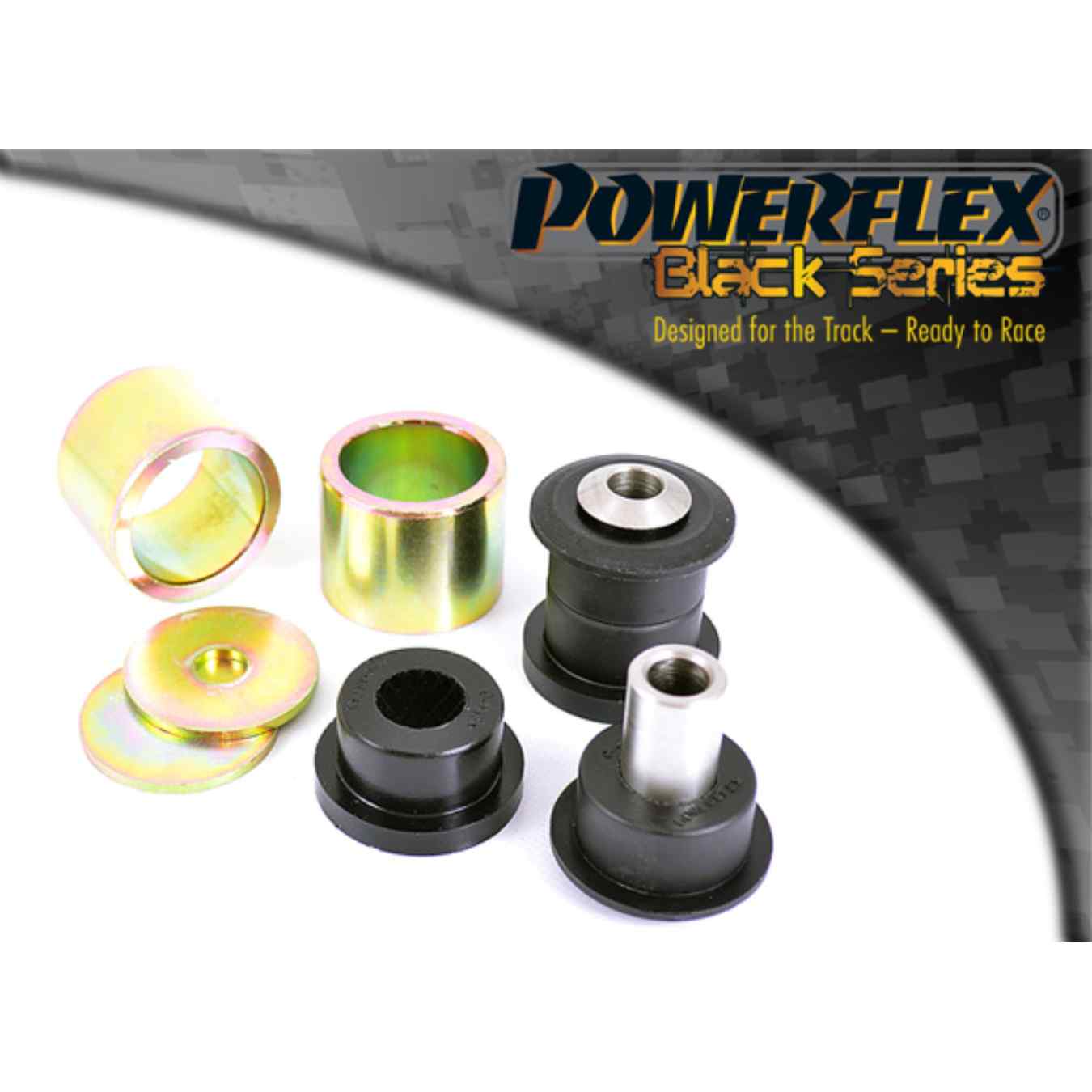 Silent bloc Powerflex de moyeux arrière black series N°12a/12b PFR5-412BLK