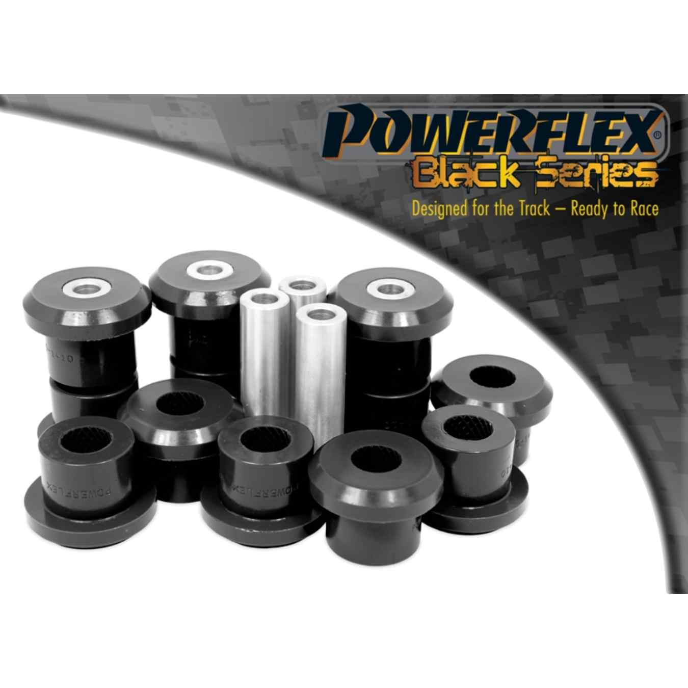 Silent bloc Powerflex de ressorts à lames black series N°10 PFR85-1410BLK