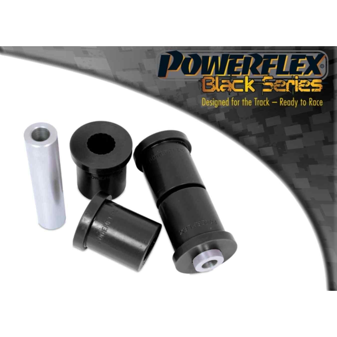 Silent bloc Powerflex de support de ressorts à lames black series N°11 PFR85-1510BLK