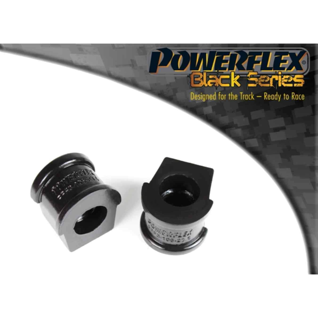 Silent bloc Powerflex entre bras de suspension et barre anti-roulis avant black series N°3 PFF3-106-23/5BLK
