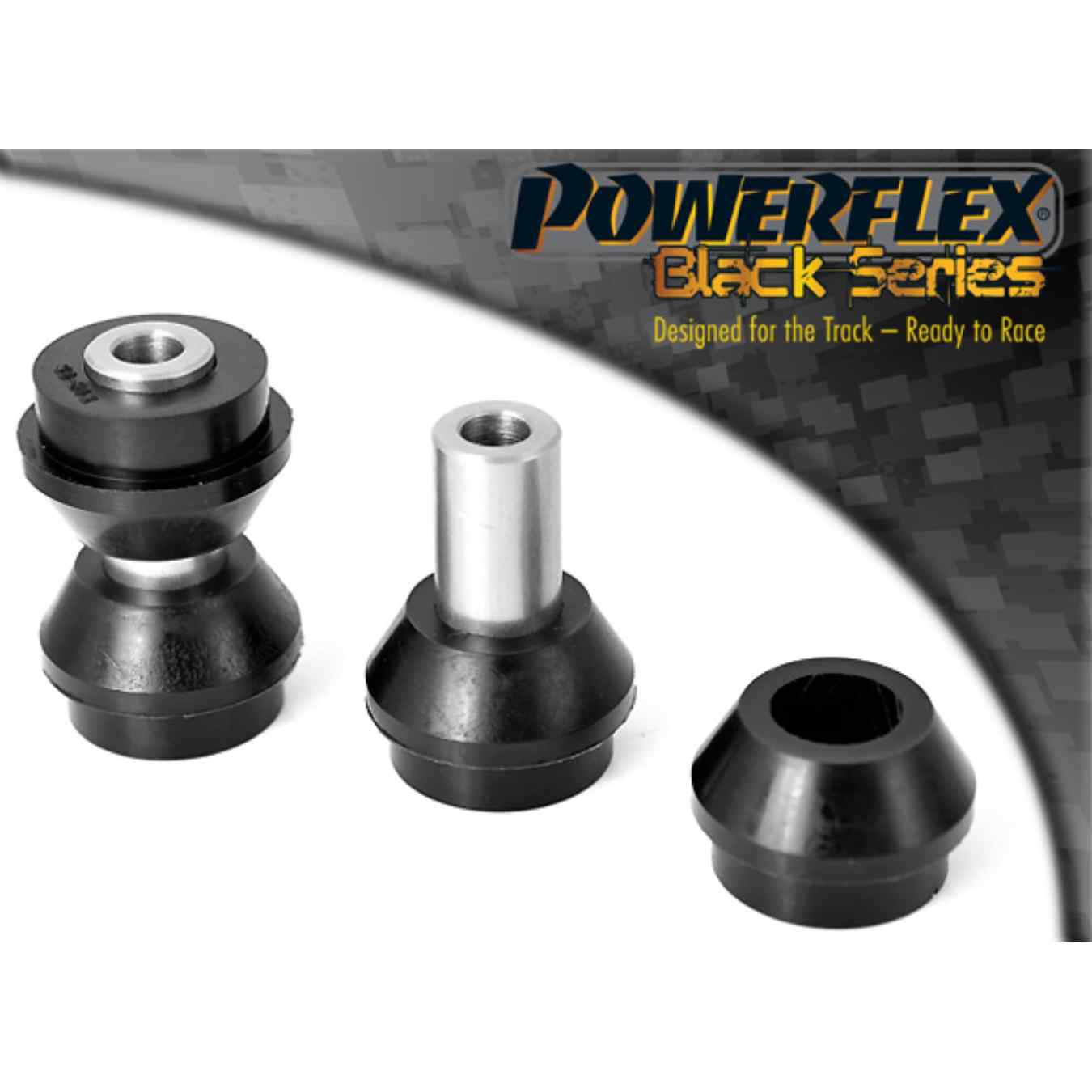 Silent bloc Powerflex entre bras de suspension et biellettes de barre anti-roulis arrière black series N°13 PFR69-813BLK