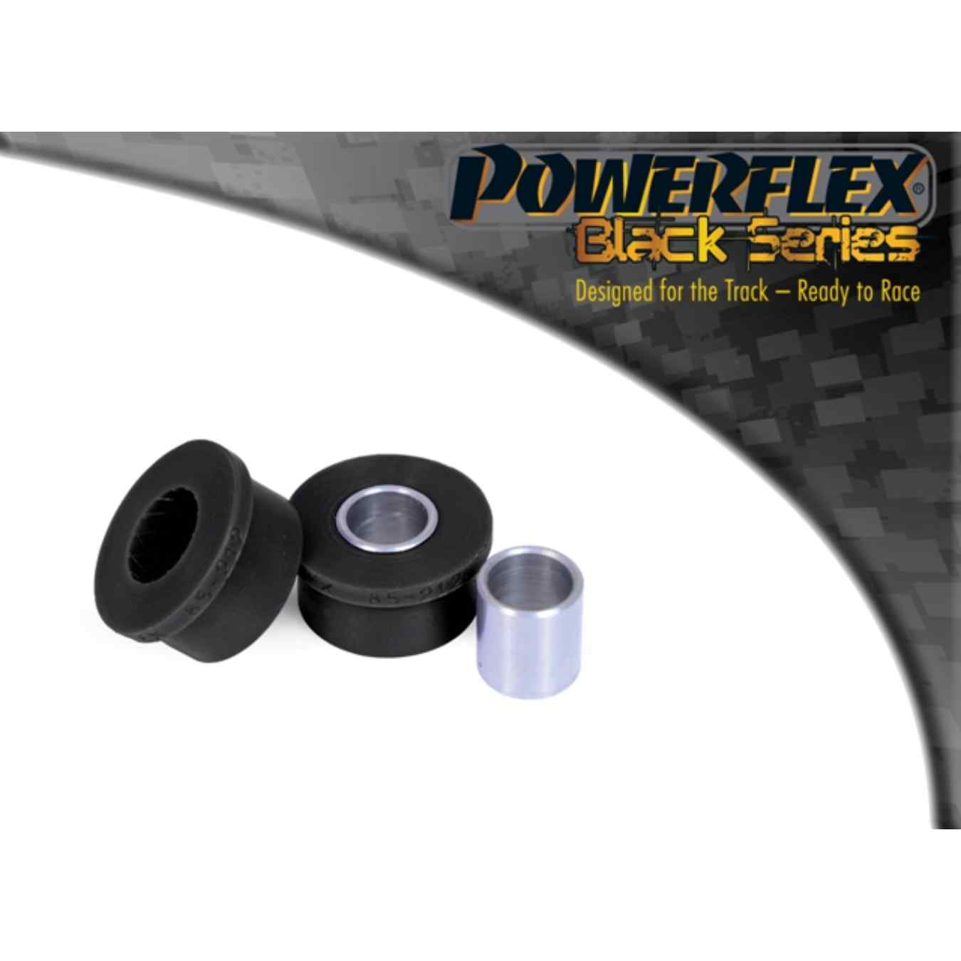 Silent bloc Powerflex entre traverse et barre anti-roulis arrière Eibach black series N°12 PFR85-212BLK