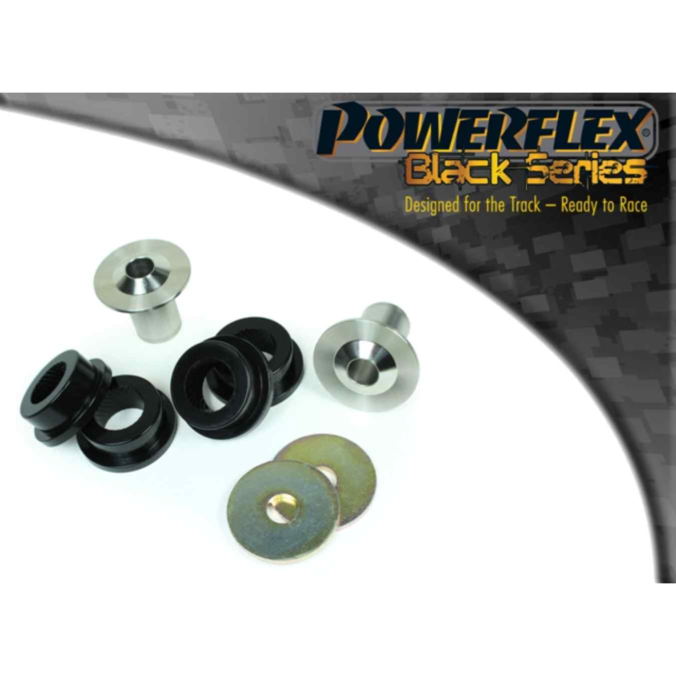 Silent bloc Powerflex extérieurs de biellette de direction arrière black series N°18 PFR3-1118BLK