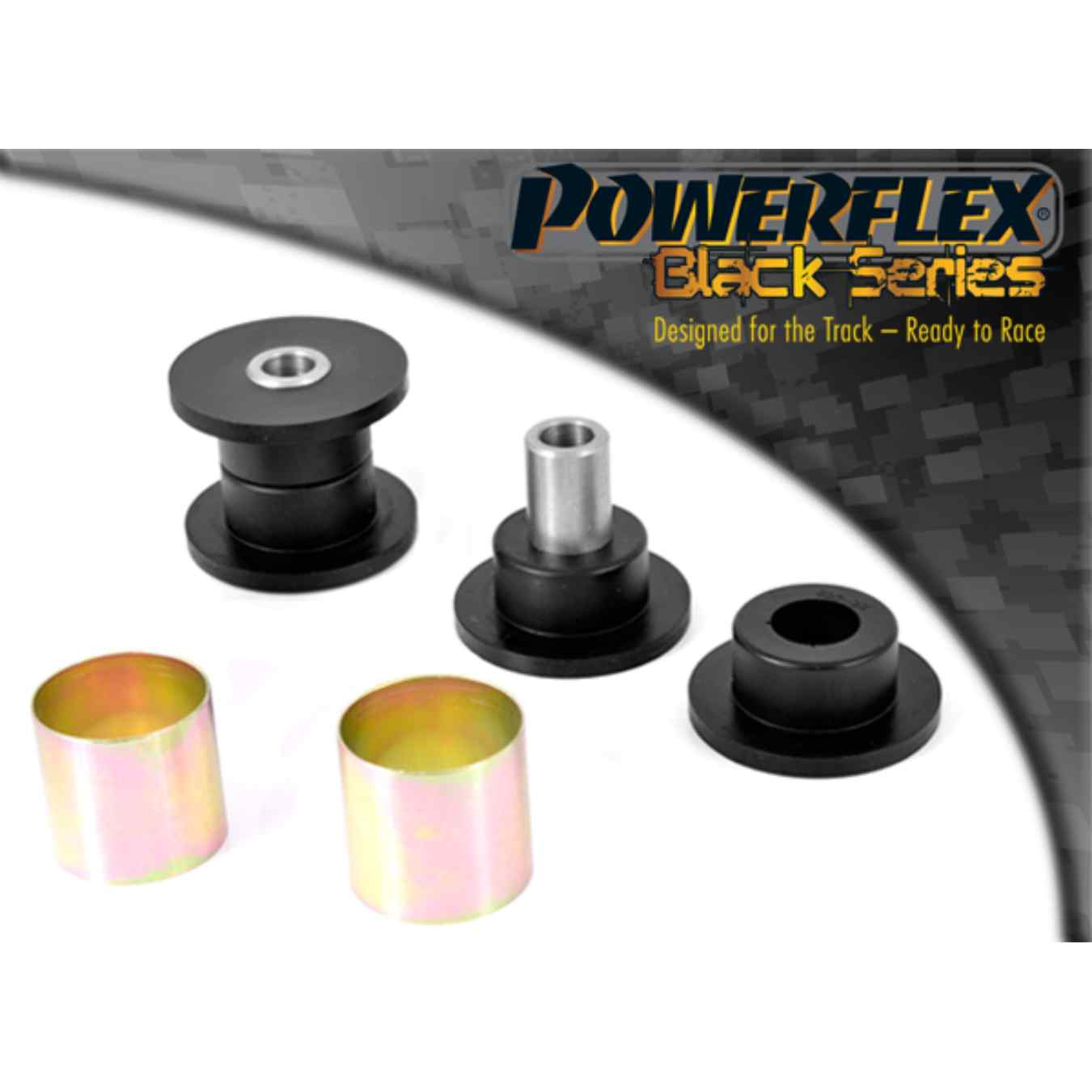 Silent bloc Powerflex extérieurs de bras de suspension arrière black series N°8 PFR88-308BLK