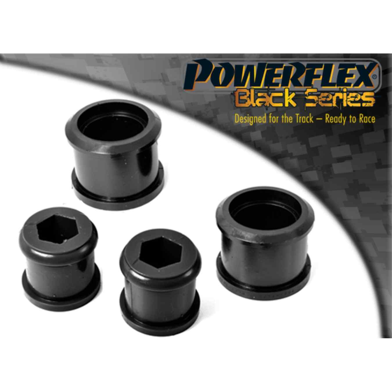Silent bloc Powerflex extérieurs de bras de suspension avant black series N°2 PFF1-502BLK