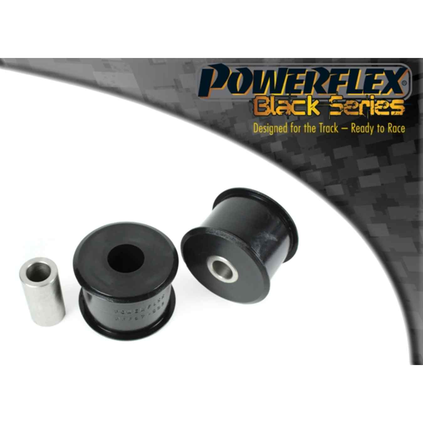 Silent bloc Powerflex extérieurs de bras de suspension avant black series N°2/5 PFF57-502BLK