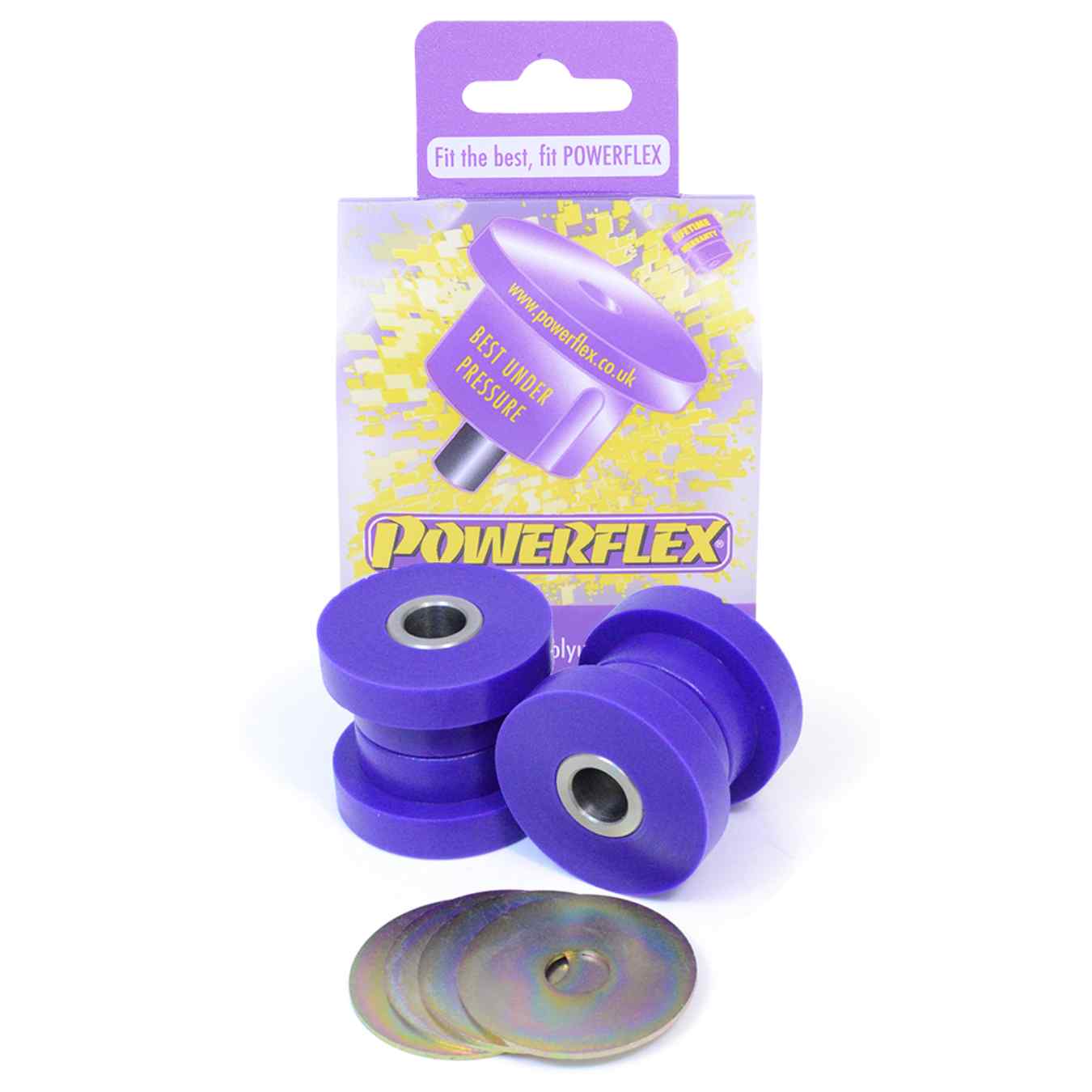 Silent bloc Powerflex extérieurs de bras de suspension inférieurs arrière road series N°10 PFR1-710