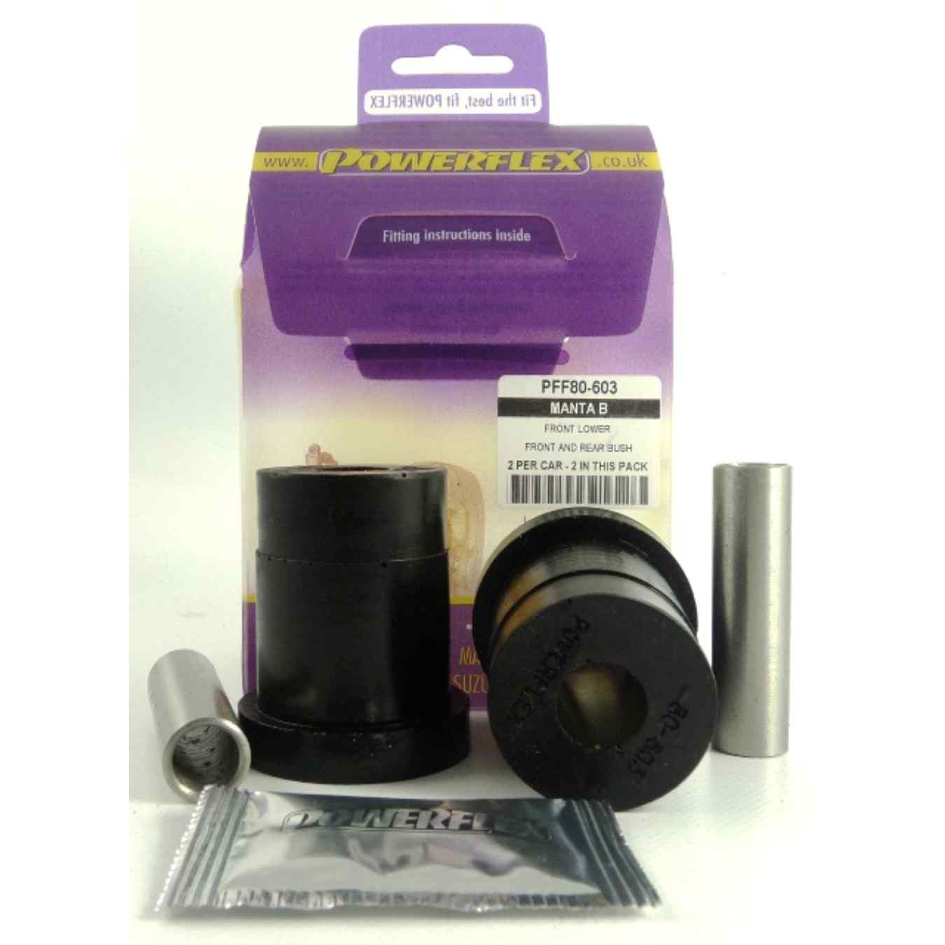 Silent bloc Powerflex inférieurs road series N°3 PFF80-603