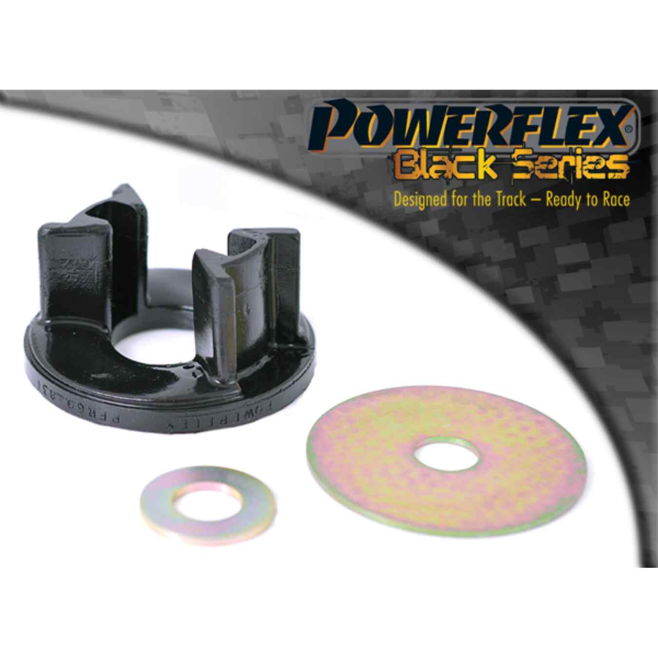 Silent bloc Powerflex insert arrière droit de différentiel arrière black series N°31 PFR69-831BLK