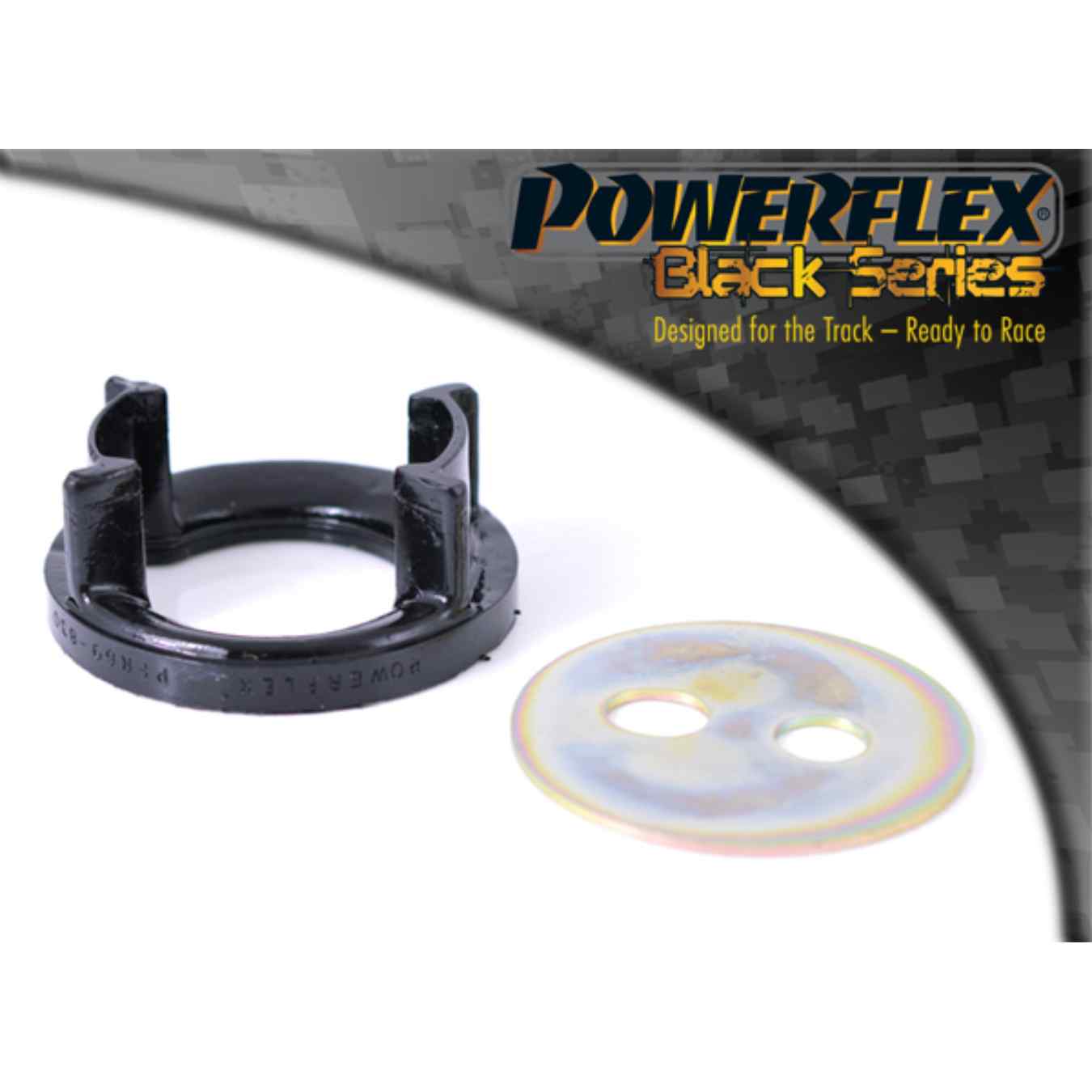 Silent bloc Powerflex insert arrière gauche de différentiel arrière black series N°30 PFR69-830BLK
