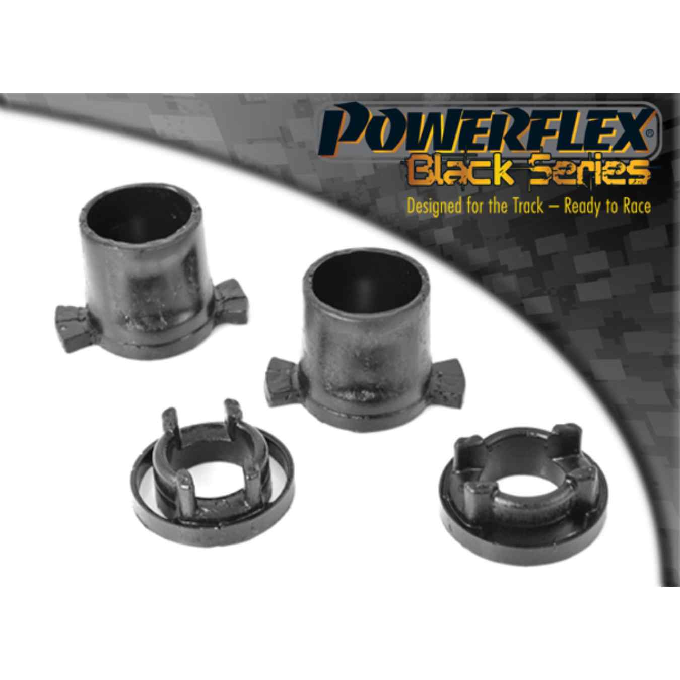 Silent bloc Powerflex insert avant essieu arrière black series N°10 PFR50-412BLK