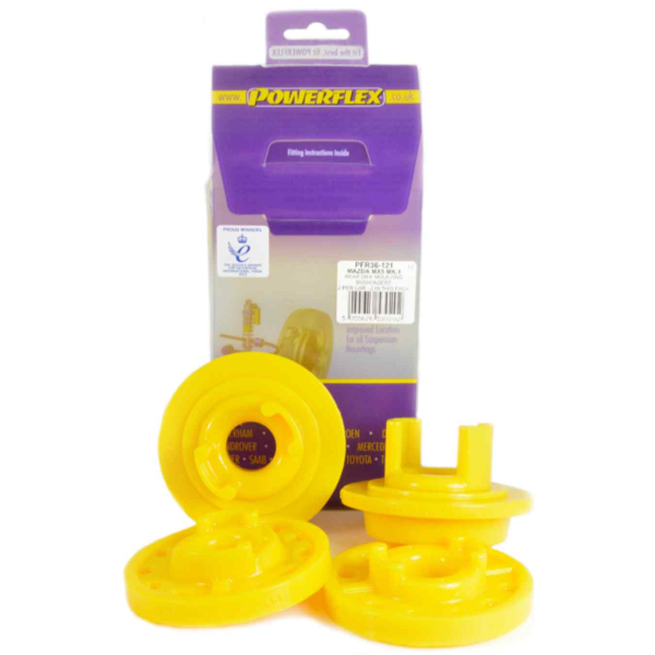 Silent bloc Powerflex insert de différentiel arrière road series N°20 PFR36-121