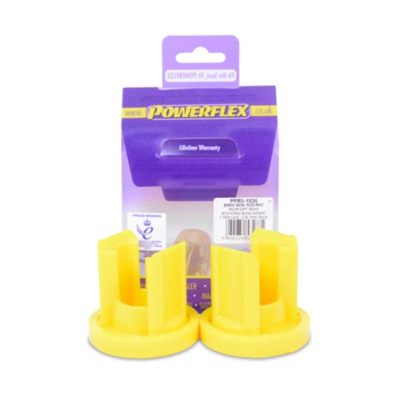 Silent bloc Powerflex insert de support de différentiel arrière road series N°16 PFR5-1826