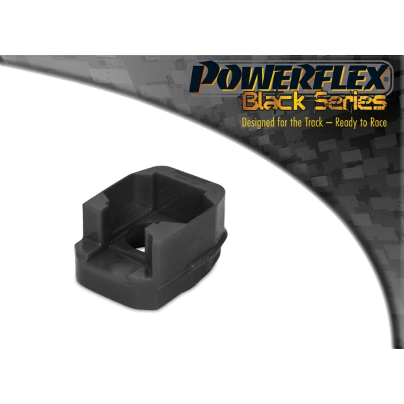 Silent bloc Powerflex insert de support moteur avant droit black series N°21 PFF60-221BLK