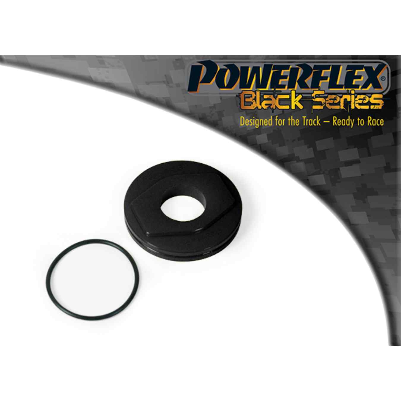 Silent bloc Powerflex insert de support moteur avant supérieur black series N°25 PFF19-2025BLK