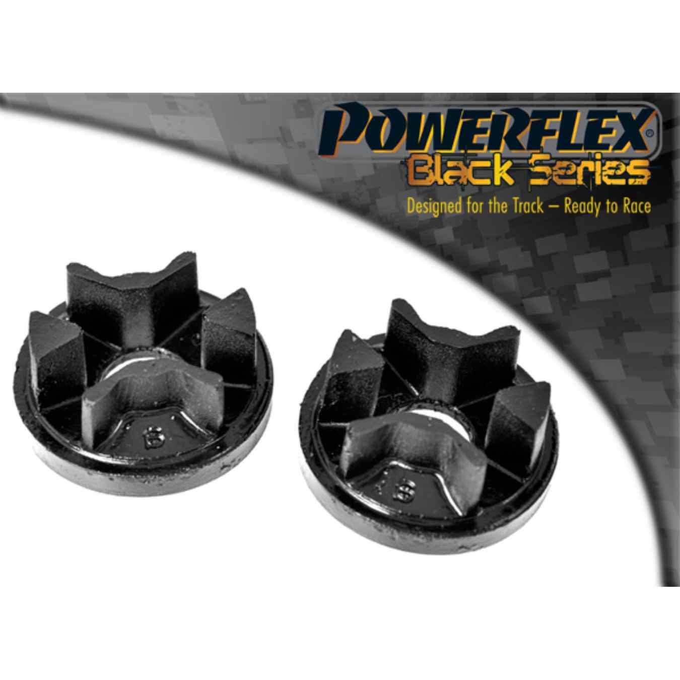Silent bloc Powerflex insert du support moteur inférieur black series N°7 PFF5-107BLK